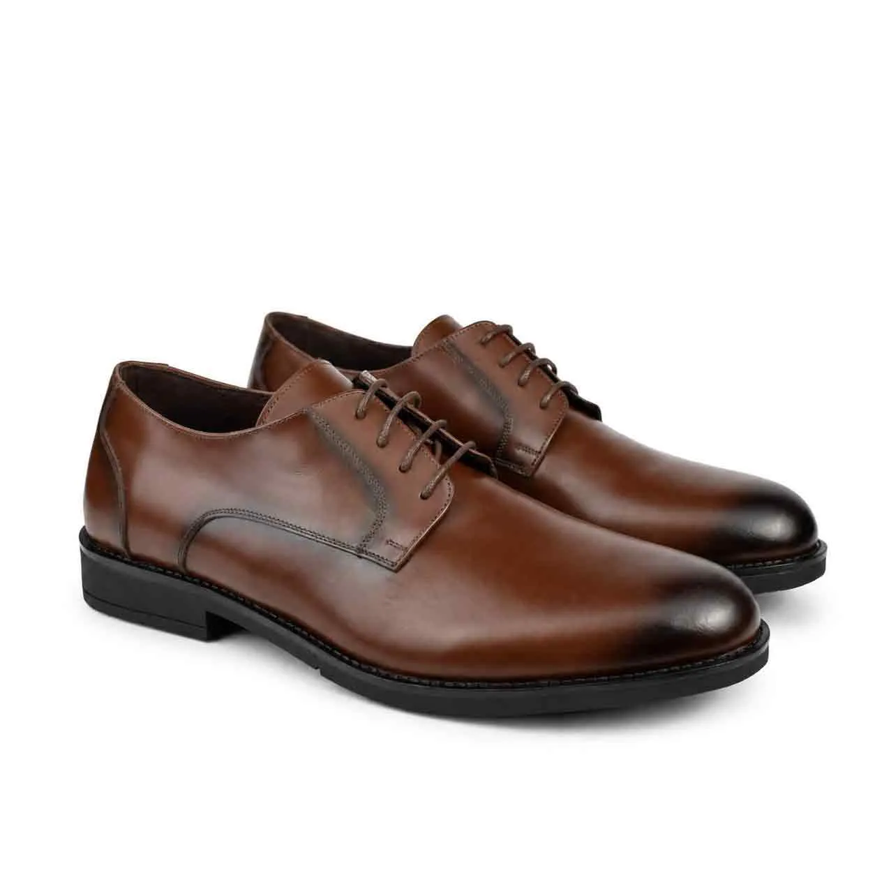 Chaussure homme 101-2 marron verni   miniature